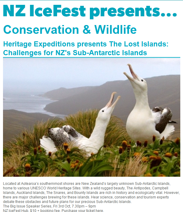 The Lost Islands - Friday October 3rd. Christchurch, New Zealand 